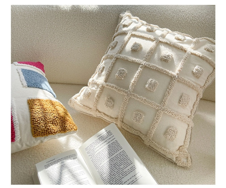 HKM-669779 Modern Embroidered Pillowcase in Multiple Patterns and Colors