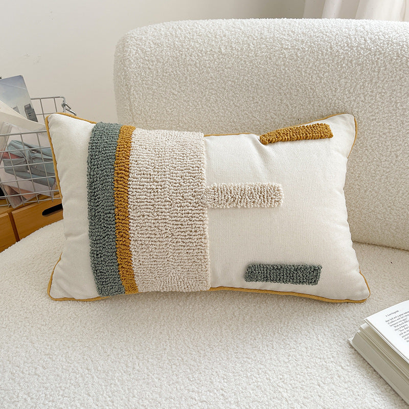 HKM-669779 Modern Embroidered Pillowcase in Multiple Patterns and Colors
