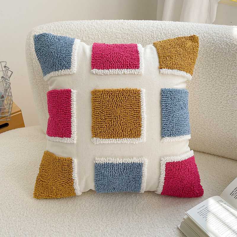 HKM-669779 Modern Embroidered Pillowcase in Multiple Patterns and Colors
