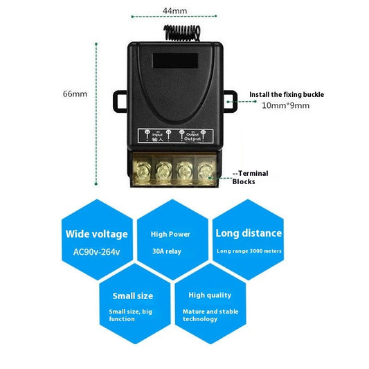 HKM-670163 220V Wireless Remote Control Intelligent Switch with 100m to 4000m Range