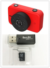 HKM-670547 Children's Digital Mini Camera with 2.4-inch LCD Screen - 5000W Interpolated Pixels, Mini SD Card Supported