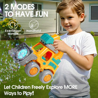 HKM-670611 Cartoon Engineering Bubble Machine for Kids – Outdoor Fun for Ages 2 to 7, Toddler Party Toy