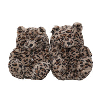 HKM-670803 Cute Plush Teddy Bear Slippers - Soft Indoor Shoes with PP Cotton Filling for All Ages