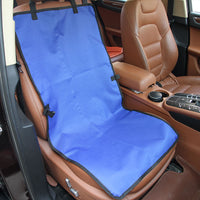 HKM-670995 Waterproof Dog Car Seat Cover - Oxford Fabric Pet Mat Blanket for Cars, Available in Blue, Red, and Black