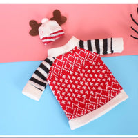 HKM-671251 Christmas Wine Bottle Sweater Set with Hat – Decorative Wine Bag for Holiday Celebrations