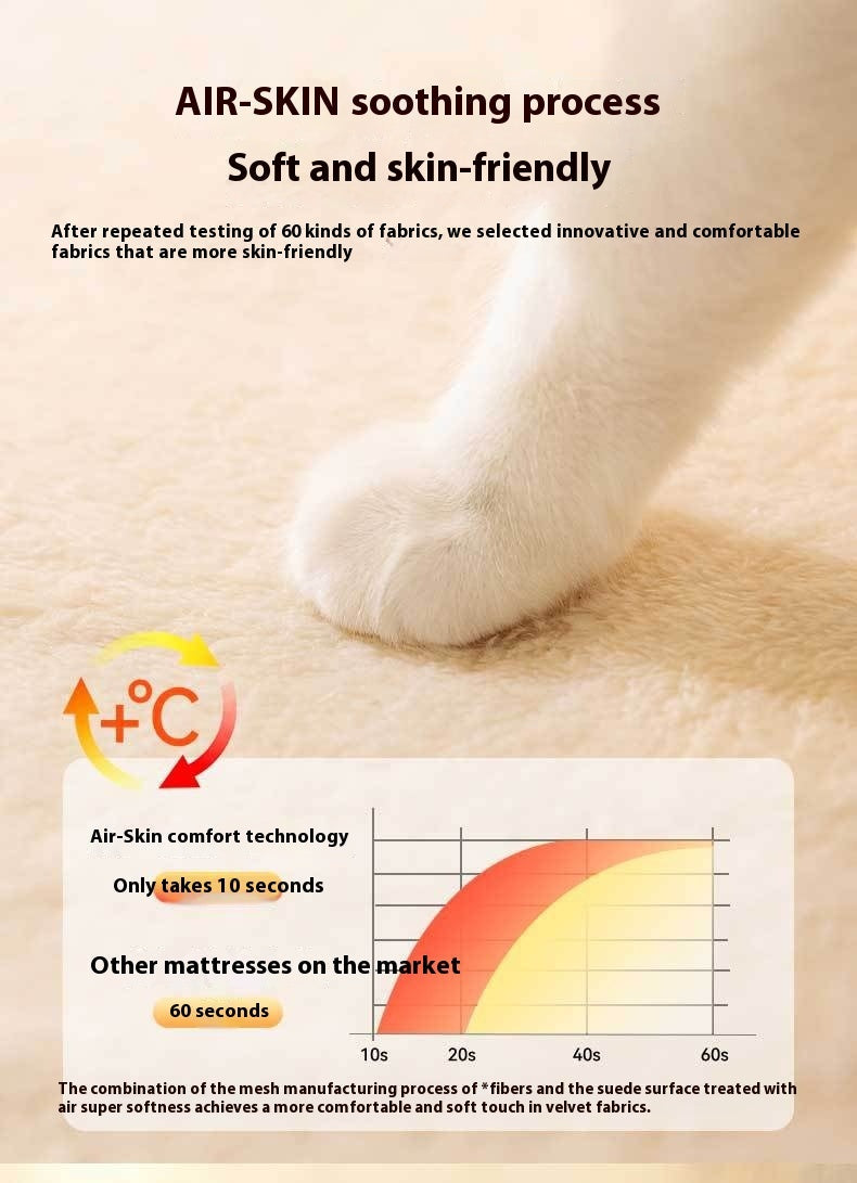 HKM-671251 Cozy Triangle Elk Nest for Cats and Dogs - Warm Winter Sleeping Bed