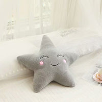 HKM-671251 Sky Series Plush Pillows - Soft Cotton-Filled Cloud, Star, Moon & Raindrop Designs