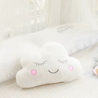 HKM-671251 Sky Series Plush Pillows - Soft Cotton-Filled Cloud, Star, Moon & Raindrop Designs