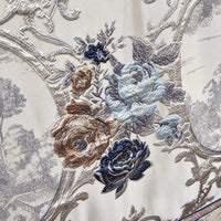 HKM-671443 High-Density Satin Cotton Jet Bedding Set with Embroidery - European and American Style