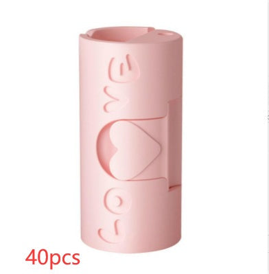 HKM-671443 Needle-Free Quilt Cover Clips Set - 12 Modern ABS Fasteners in Pink & Blue
