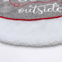 HKM-671571 48-Inch Cartoon Tree Skirt for Stylish Holiday Decoration