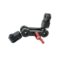 HKM-671699 360 Degree Swivel Bracket for Action Cameras - Aluminum Alloy Mounting Arm