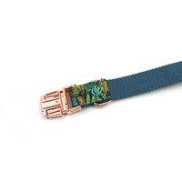 HKM-671827 Adjustable Green Cloth Dog Collar in Multiple Sizes