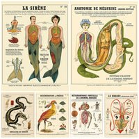 HKM-671955 Retro Sci-Fi Characters Canvas Wall Art - Unframed Decorative Painting