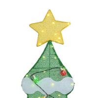 HKM-672083 Illuminated Christmas Tree with Gift Boxes – Warm White LED – Indoor & Outdoor Decoration