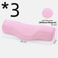 HKM-672083 Memory Foam Neck and Sleep Pillow with Cotton Air Layer Fabric - Multiple Colors Available