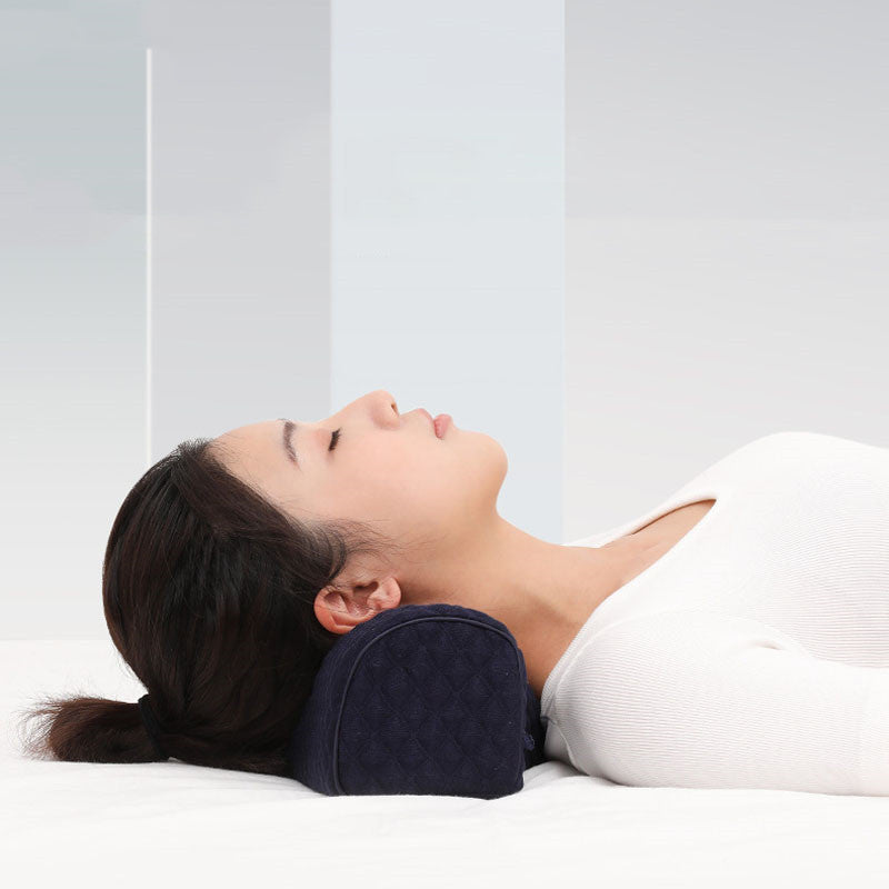 HKM-672083 Memory Foam Neck and Sleep Pillow with Cotton Air Layer Fabric - Multiple Colors Available
