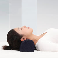 HKM-672083 Memory Foam Neck and Sleep Pillow with Cotton Air Layer Fabric - Multiple Colors Available