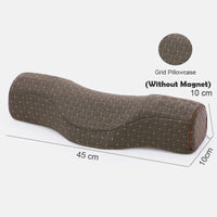 HKM-672083 Memory Foam Neck and Sleep Pillow with Cotton Air Layer Fabric - Multiple Colors Available