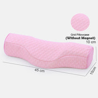 HKM-672083 Memory Foam Neck and Sleep Pillow with Cotton Air Layer Fabric - Multiple Colors Available