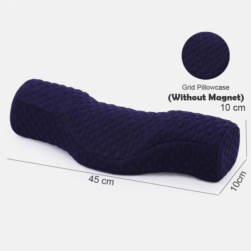 HKM-672083 Memory Foam Neck and Sleep Pillow with Cotton Air Layer Fabric - Multiple Colors Available