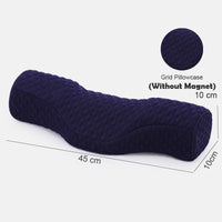 HKM-672083 Memory Foam Neck and Sleep Pillow with Cotton Air Layer Fabric - Multiple Colors Available