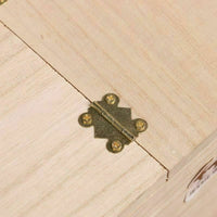 HKM-672211 Natural Wooden Birdhouse - Modern Hanging Nest with Polished Surface and Solid Color Design