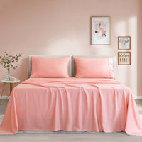HKM-672275 Bamboo Fiber Solid Color Bedding Set - Full, Queen, King Sizes Available
