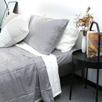 HKM-672275 Bamboo Fiber Solid Color Bedding Set - Full, Queen, King Sizes Available