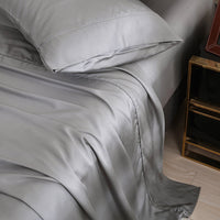 HKM-672275 Bamboo Fiber Solid Color Bedding Set - Full, Queen, King Sizes Available