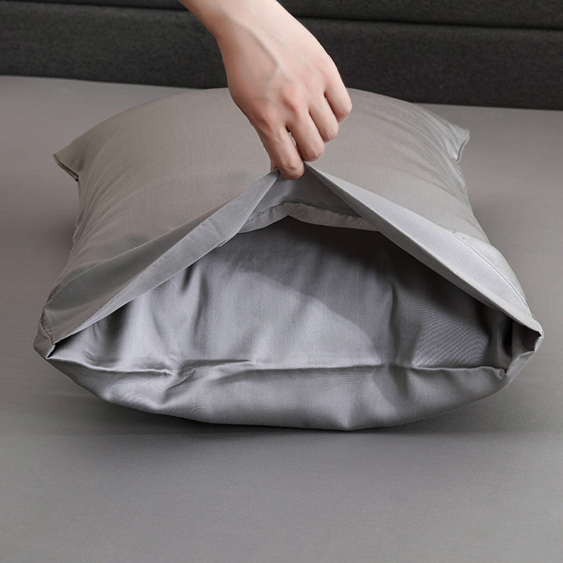 HKM-672275 Bamboo Fiber Solid Color Bedding Set - Full, Queen, King Sizes Available