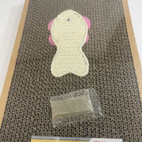 HKM-672275 Durable Cat Scratching Post with Natural Sisal and Plush Base