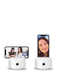HKM-672339 Smart PTZ Live Streaming Camera with Object Tracking and Face Recognition, Indoor Use, Mobile Phone Holder