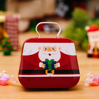 HKM-672403 Christmas Mini Handbag Candy Storage Box in Wrought Iron – Decorative Metal Containers