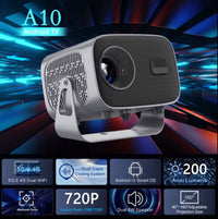 HKM-672467 Full HD Smart Projector with High-Brightness LED and Built-in Stereo Speakers