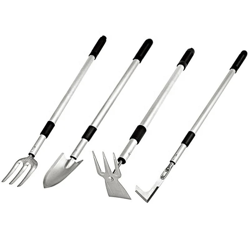 KTX-672467 Interchangeable Lawn Care Tool Set with Cultivator, Weeder, Bulb Planter, and Aerator Heads