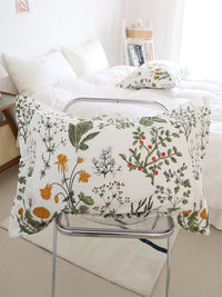 HKM-672595 Dandelion Floral Pure Cotton Bed Sheets Set in Multiple Sizes