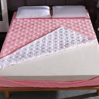 HKM-672595 Solid Color Brushed Polyester Zipper Bedspread - Modern Simple Design