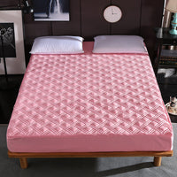 HKM-672595 Solid Color Brushed Polyester Zipper Bedspread - Modern Simple Design