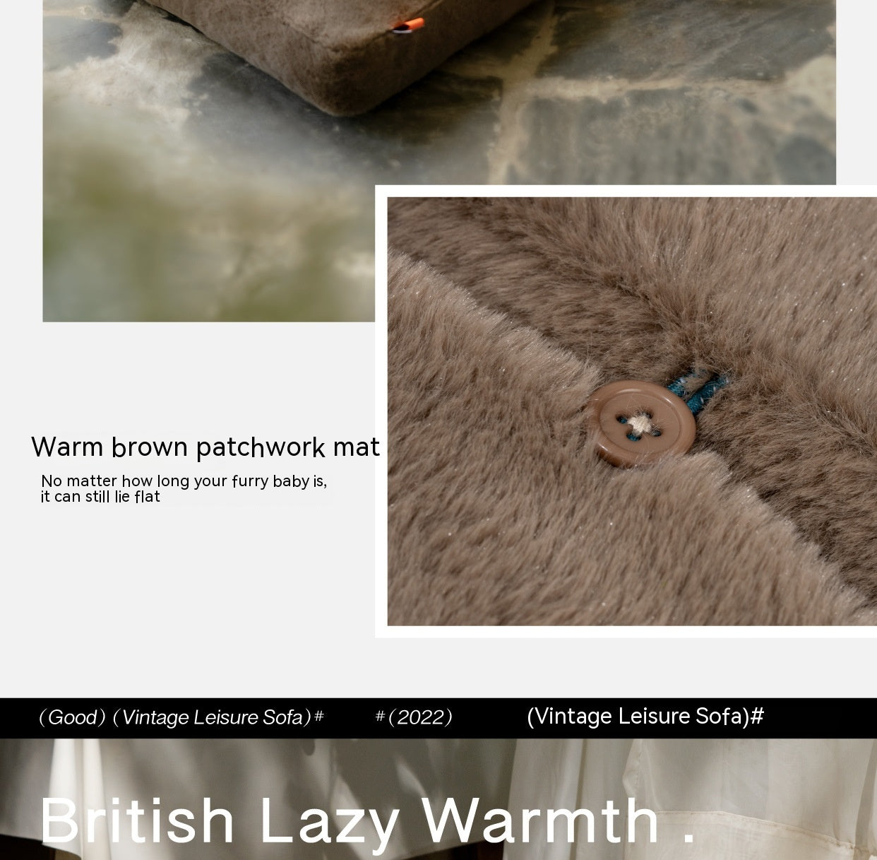 HKM-672659 Cat Bed Winter Warm Cat Nest Removable And Washable Cat Sofa Pet Supplies