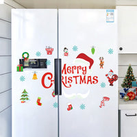 HKM-672723 Christmas Decorative Wall Stickers - PVC Removable Designs for Smooth Surfaces