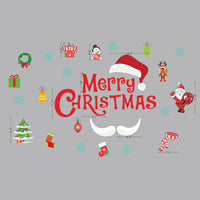 HKM-672723 Christmas Decorative Wall Stickers - PVC Removable Designs for Smooth Surfaces