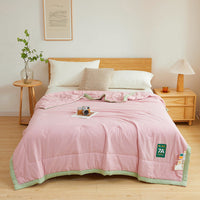 HKM-673043 Antibacterial Raw Cotton Washable Summer Quilt - Multiple Sizes Available