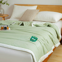 HKM-673043 Antibacterial Raw Cotton Washable Summer Quilt - Multiple Sizes Available
