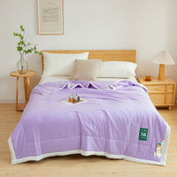 HKM-673043 Antibacterial Raw Cotton Washable Summer Quilt - Multiple Sizes Available