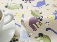 HKM-673107 Creative Cartoon Twill Printed Fabric - 100% Cotton, Animal Print, 160cm Wide, Versatile for Bedding, Clothing, and Home Decor