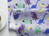 HKM-673107 Creative Cartoon Twill Printed Fabric - 100% Cotton, Animal Print, 160cm Wide, Versatile for Bedding, Clothing, and Home Decor