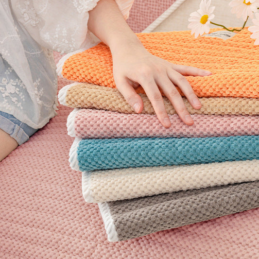 HKM-673171 Universal Corduroy Seat Cushion for All Seasons - Solid Color Sofa Cushion