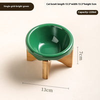 HKM-673299 Ceramic Cat and Dog Bowls in Various Colors and Designs