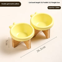 HKM-673299 Ceramic Cat and Dog Bowls in Various Colors and Designs